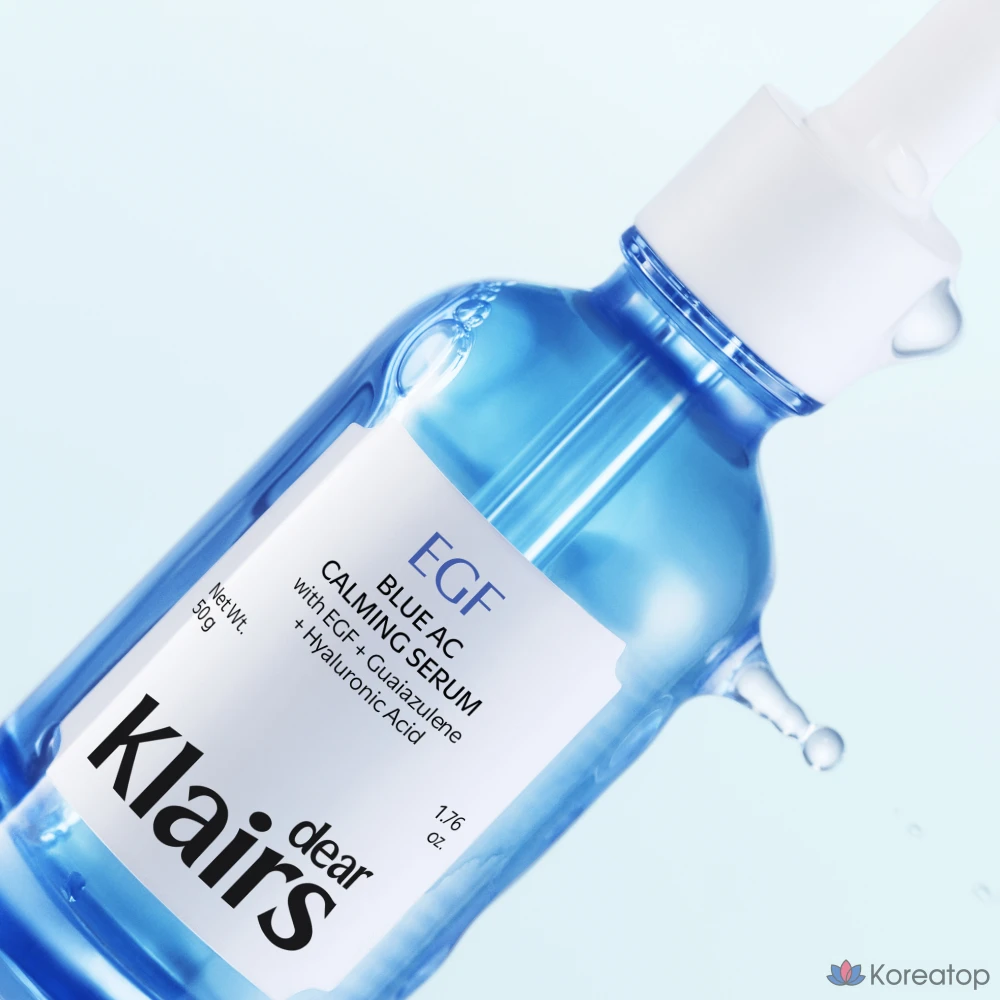 Сыворотка Dear, Klairs EGF Blue AC Soothing Serum, 50 г, 1 шт.