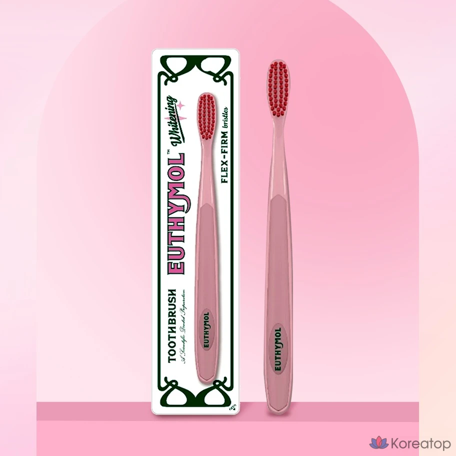 Набор для ухода Euthymol Whitening TM (Зубная паста 2 шт. + Зубная щетка Pink + Сквизер + Трей), 106 г, 3 шт., фото 8