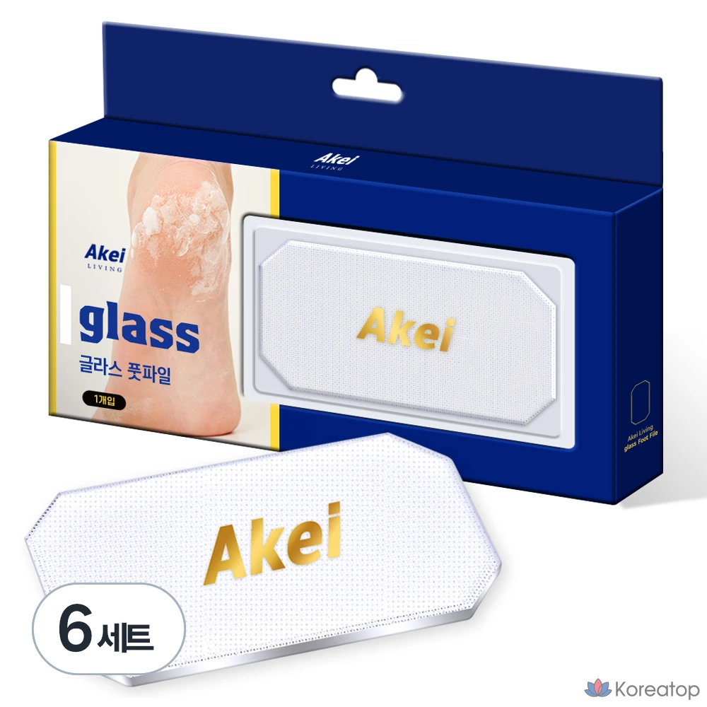 Пилинг для ног Akei Derma+ Living Glass Foot Peel, 6 шт.