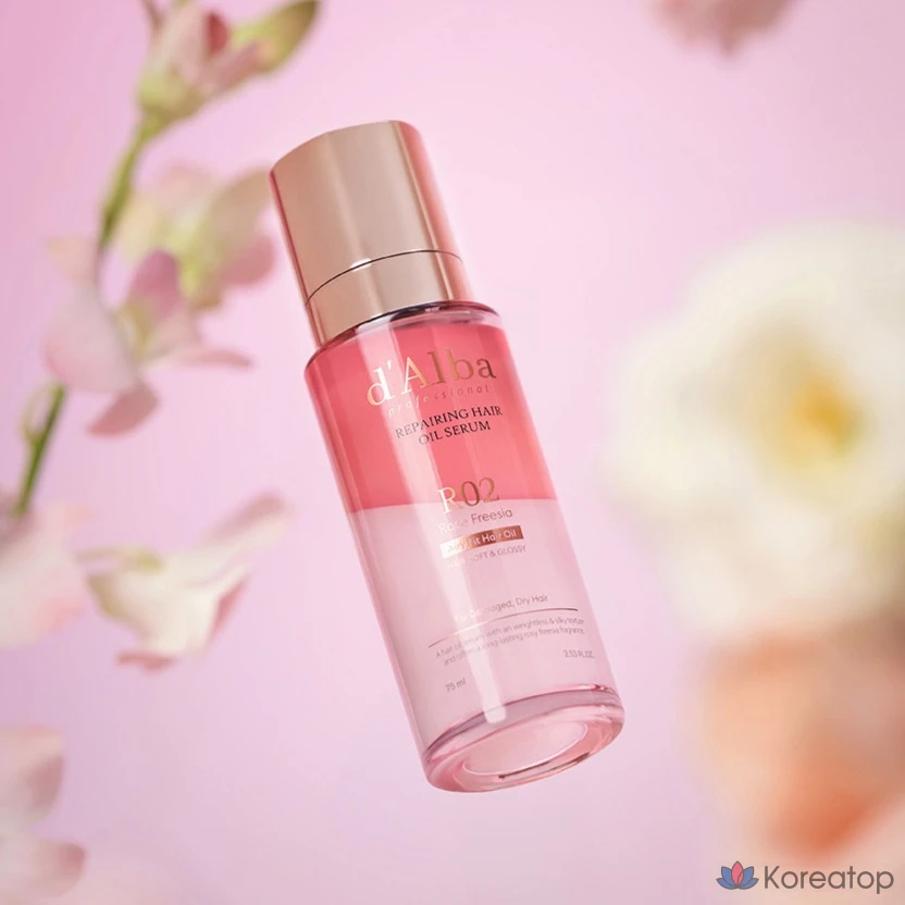 Масло для волос d'Alba Professional Repairing Hair Oil Serum, 75 мл, 1 шт.