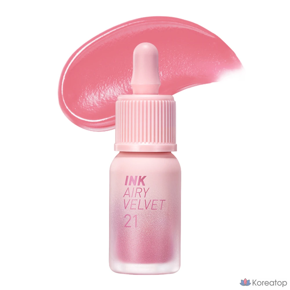 Тинт для губ Peripera Ink The Airy Velvet AD, оттенок 021 Waterbok Peach, 4 г, 1 шт.