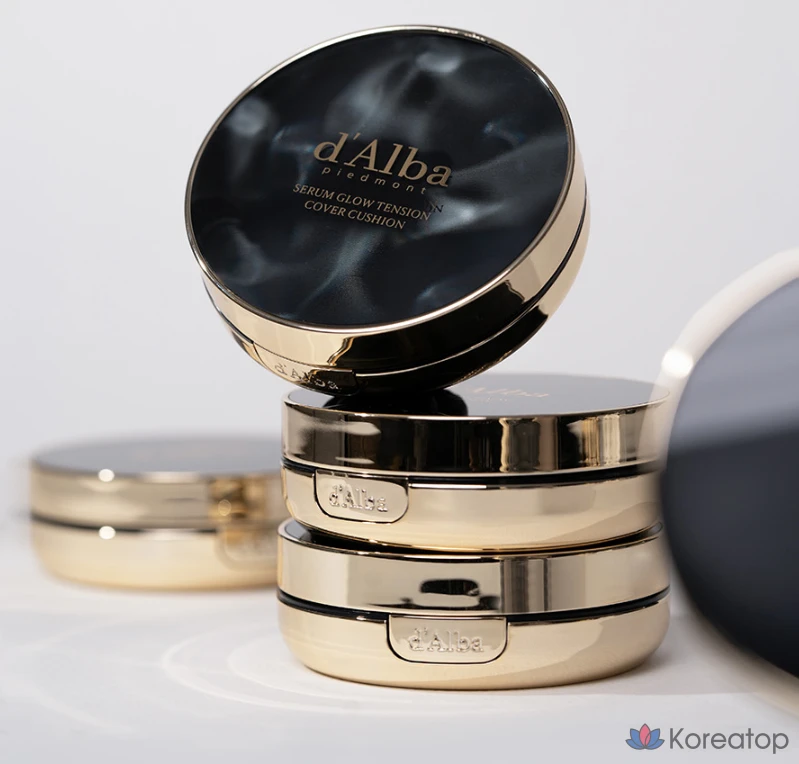 Кушон d'Alba Serum Glow Tension Cover Cushion Refill, оттенок 23, 17 г, 1 шт.