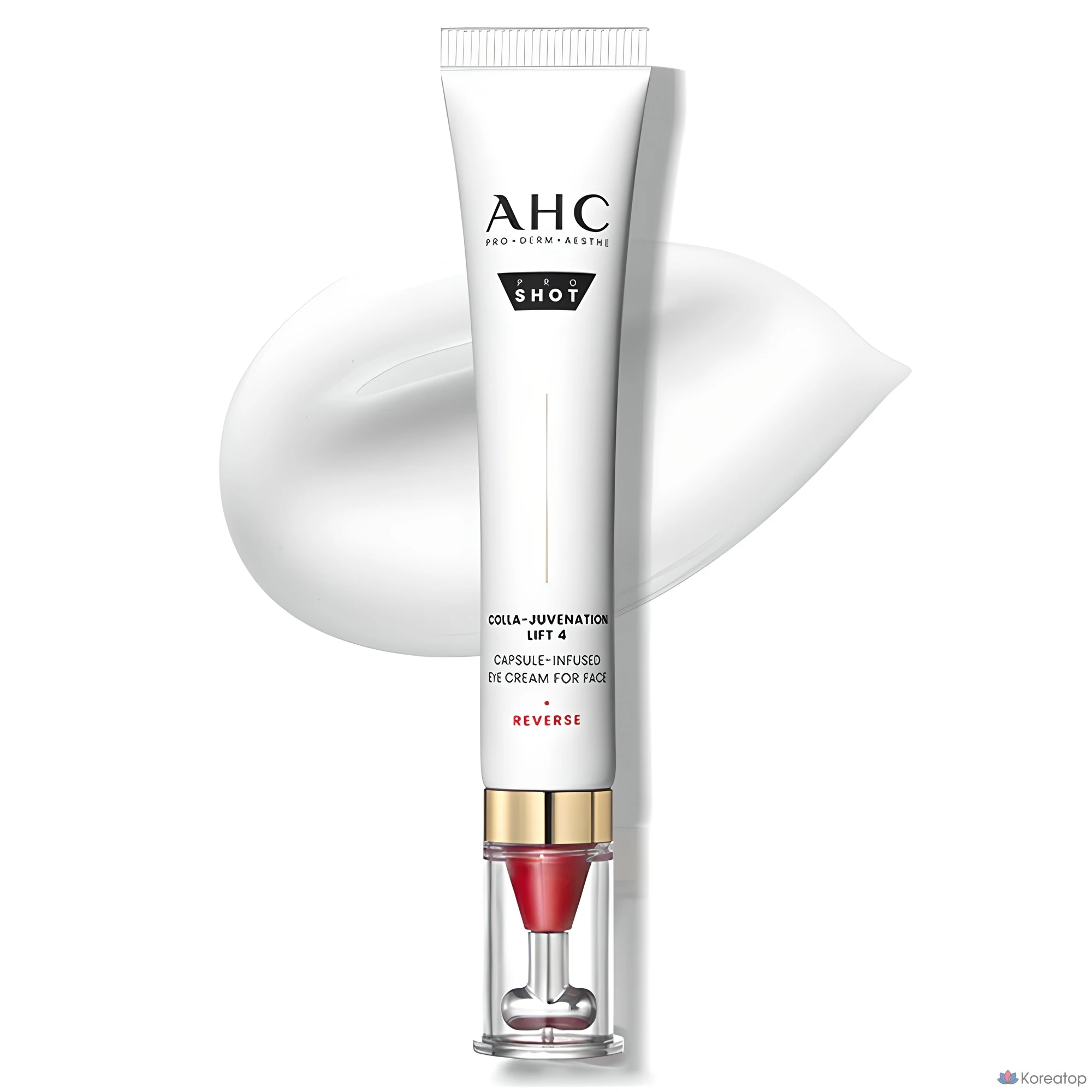 Крем для лица AHC Pro Shot Collagen Juvination Lift 4 Capsule Infused Eye Cream for Face, 30 мл, 1 шт.