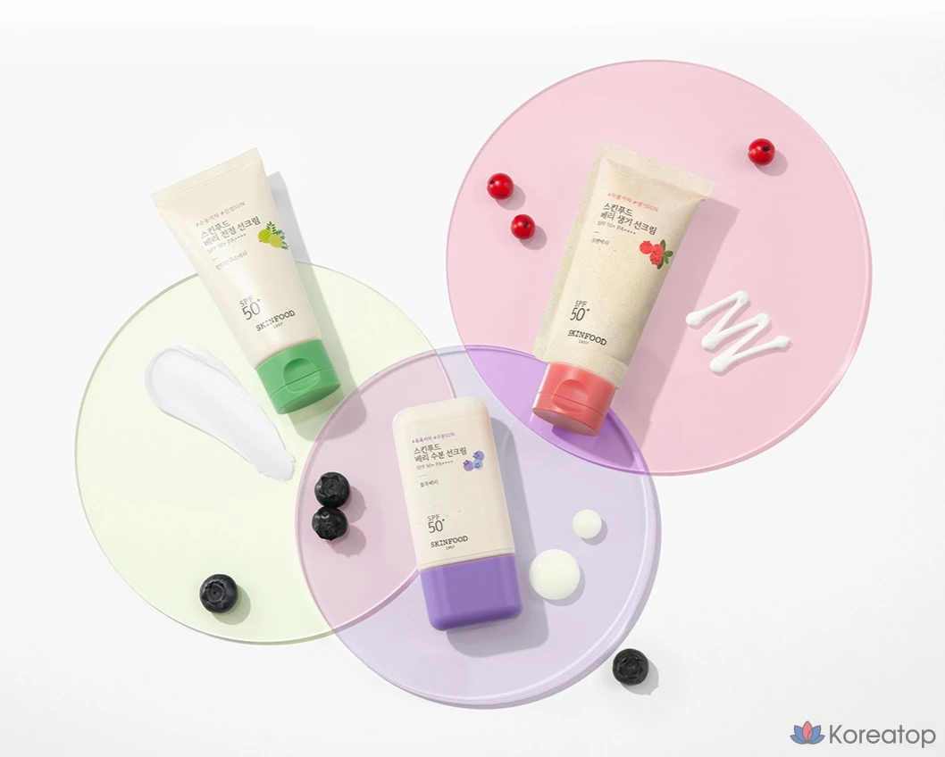 Солнцезащитный крем Skinfood Berry Moisture Sun Cream SPF50+ PA++++, 50 мл, 1 шт.