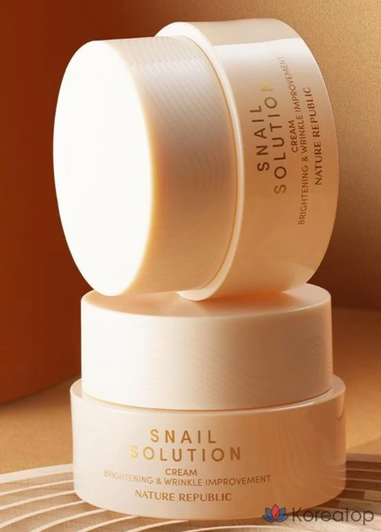 Крем Nature Republic Snail Solution Cream, 52 мл, 1 шт.