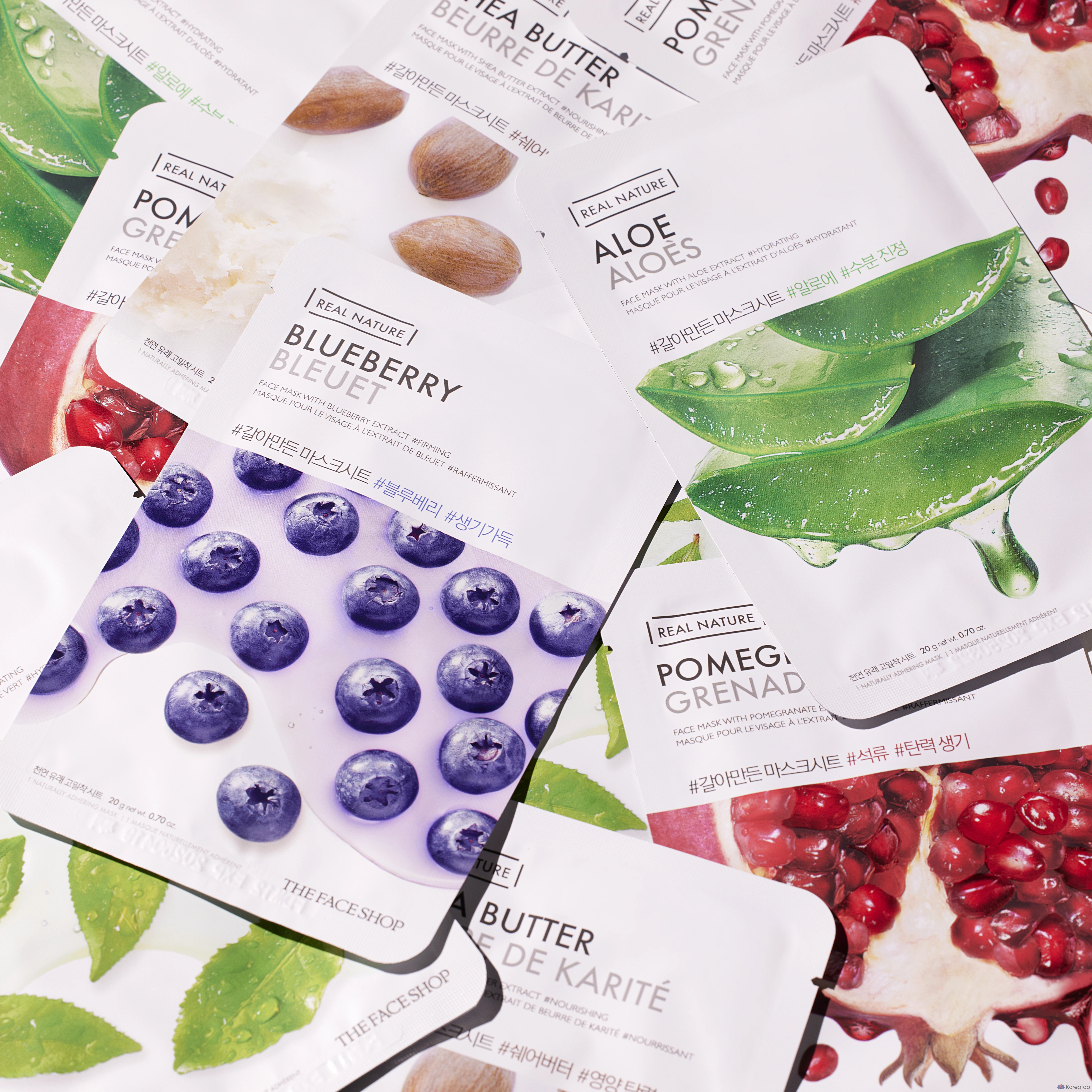 Тканевая маска для лица The Face Shop Real Nature Aloe Mask Sheet, 50 шт., фото 3