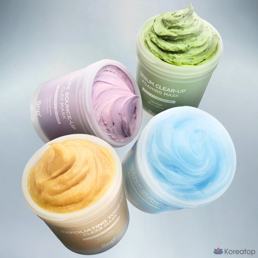 Маска для лица SNP Pore Tightening Clay Mask, 120 г, 1 шт.