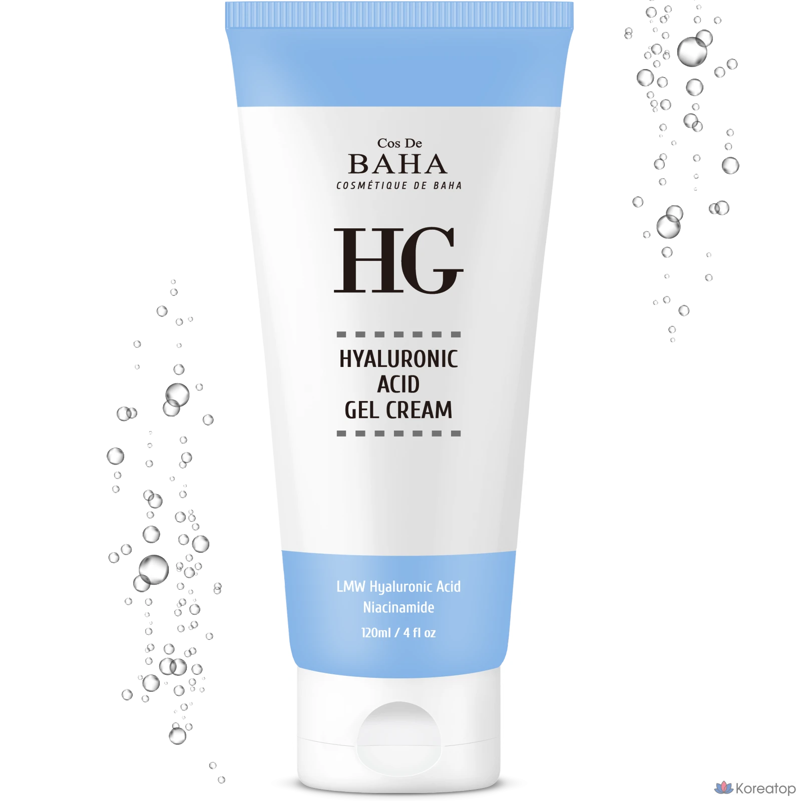 Гель-крем Cos De Baha HG 7 Hyaluronic Acid Squalane Panthenol, 120 мл, 1 шт.