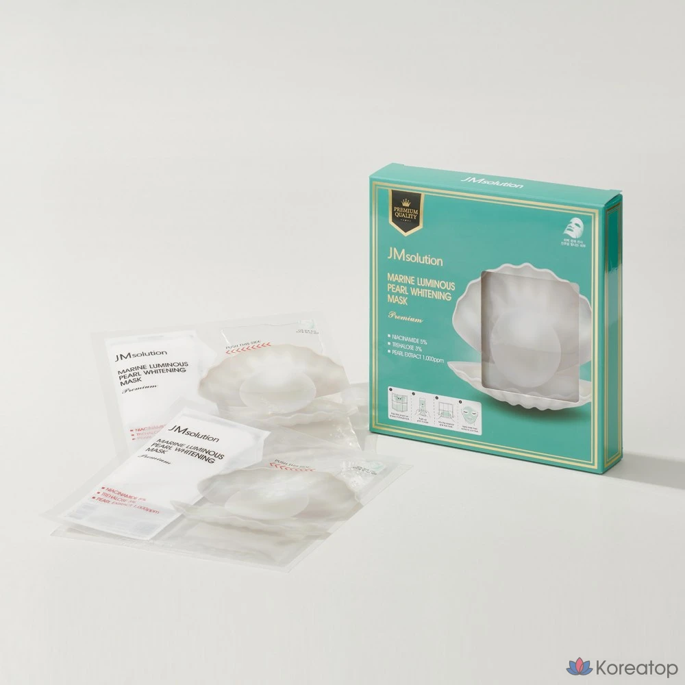 Тканевая маска для лица JM Solution Honey Lyeong Cheong Premium Mask 4-piece Set, 20 шт.