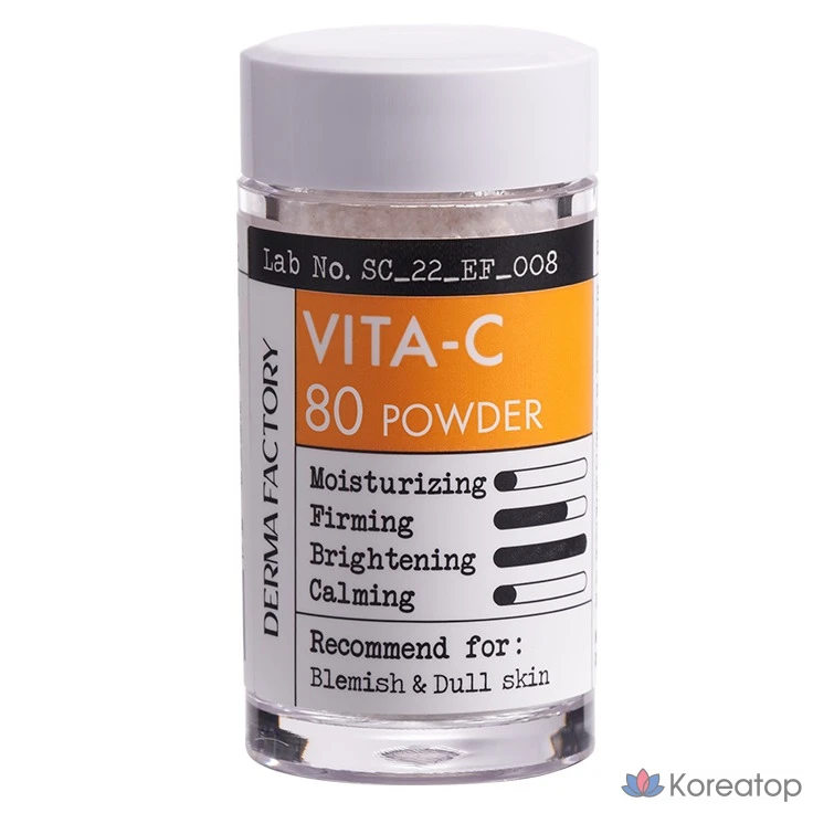 Пудра Derma Factory Vita C 80 Powder, 4.5 г, 1 шт.
