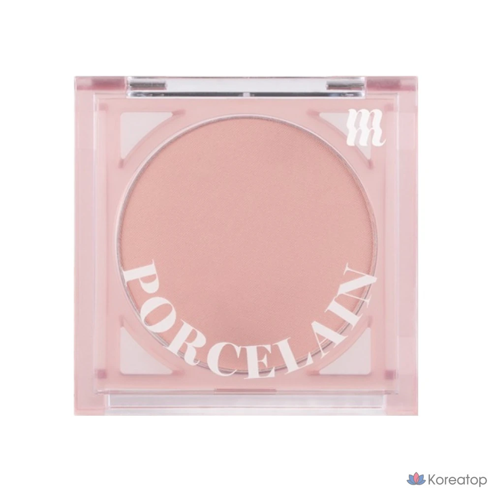 Румяна MERZY Porcelain Cheek Blusher, оттенок Bloom Pink, 4.2 г, 1 шт., фото 2