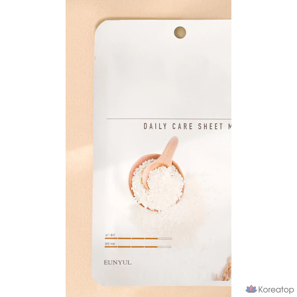 Тканевая маска для лица Eunyul Rice Daily Care Sheet Mask, 90 шт., фото 4