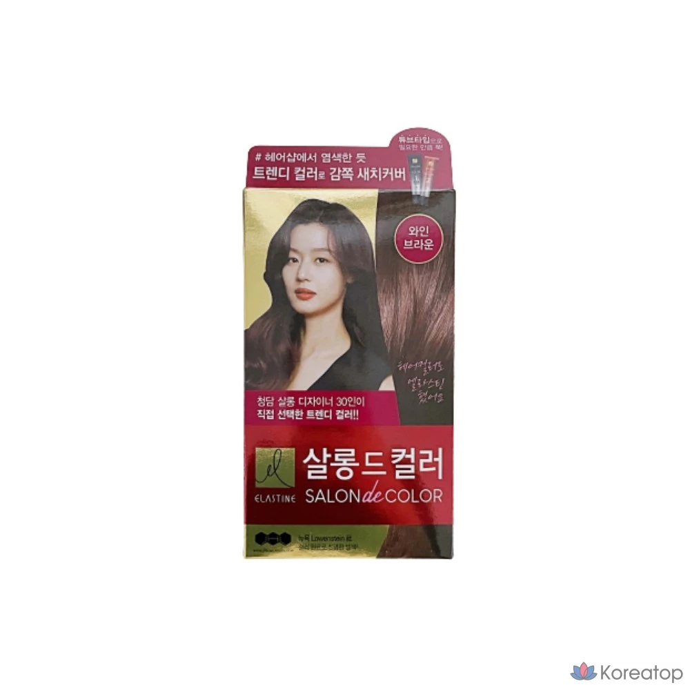 Краска для волос Elastine Salon de Color, оттенок Wine Brown, 100 г, 1 шт., фото 2