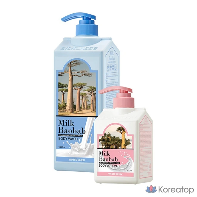 Лосьон для тела Milk Baobab Body Lotion, аромат White Musk, 500 мл, 1 шт., фото 3