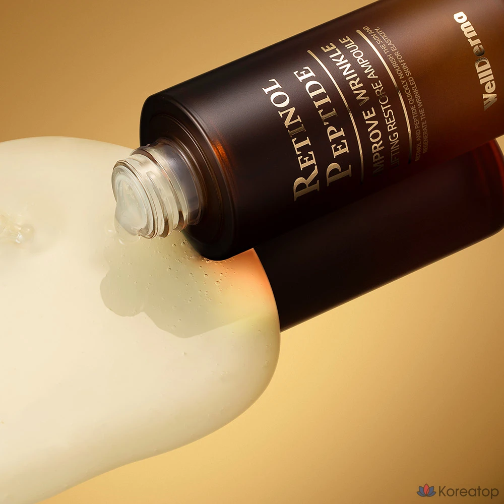 Ампульная сыворотка WellDerma Retinol Peptide Lifting Restore Ampoule, 30 мл, 1 шт.