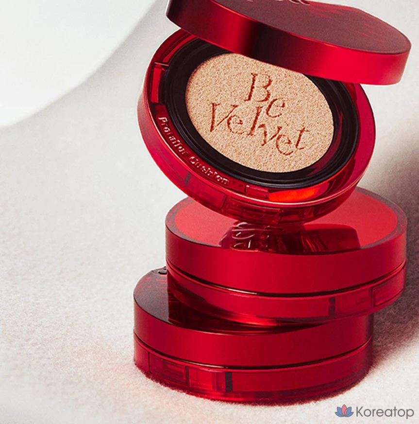 Кушон Espoir Pro Tailor Be Velvet Cover Cushion Foundation New Class, оттенок 22 Petal, 13 г, 1 шт., фото 5