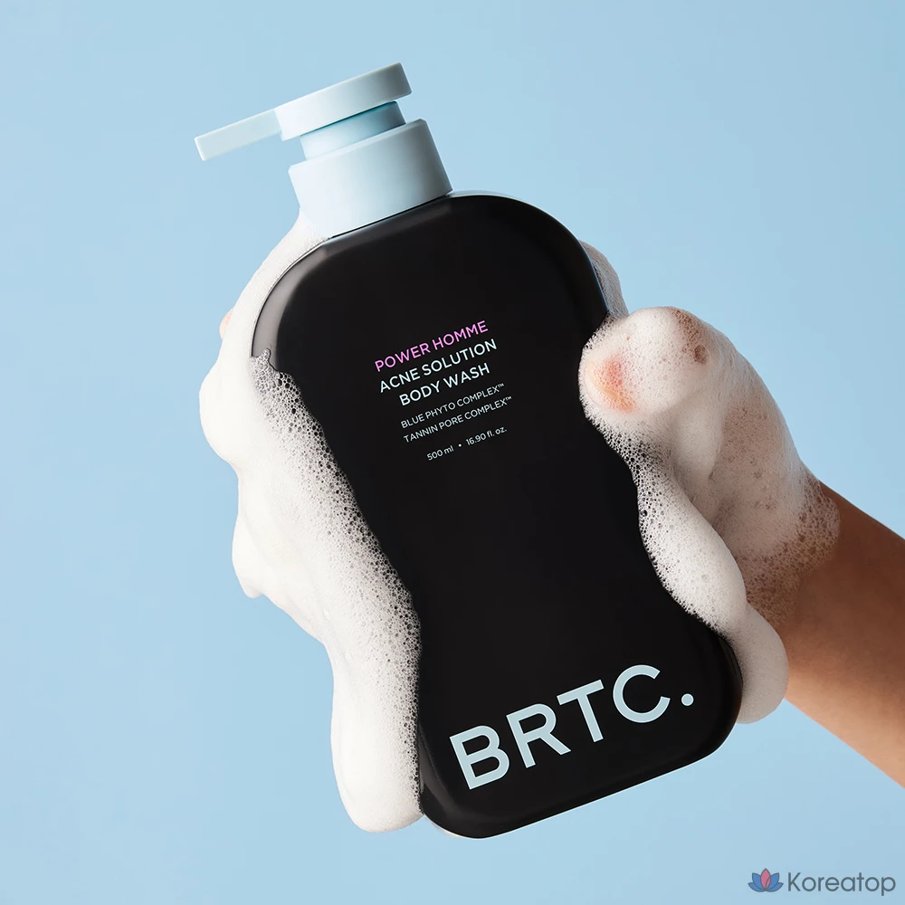 Гель для душа BRTC Power Homme Acne Solution Body Wash, 500 мл, 1 шт.