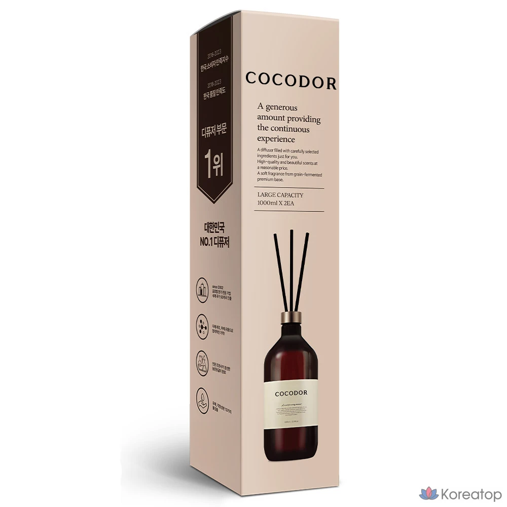Диффузор для дома Cocodor Grande Diffuser, аромат La Tulip Garden, 1 л, 1 шт., фото 10