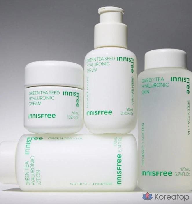 Крем Innisfree Green Tea Seed Hyaluronic Acid Moisturizing Cream, 50 мл, 1 шт.