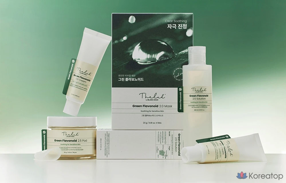 Тканевая маска для лица THE LAB by blanc doux Green Flavonoid 2.0 Mask, 10 шт.