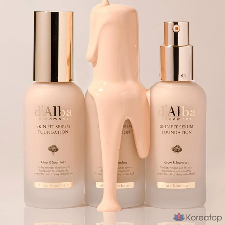 Тональная основа d'Alba Skin Fit Serum Foundation, оттенок 23, 30 мл, 1 шт., фото 9