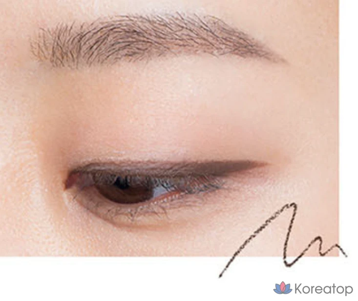 Подводка для глаз The Saem Eco Soul Powerproof Super Slim Eyeliner, оттенок Thrill Brown, 0.1 г, 1 шт., фото 4