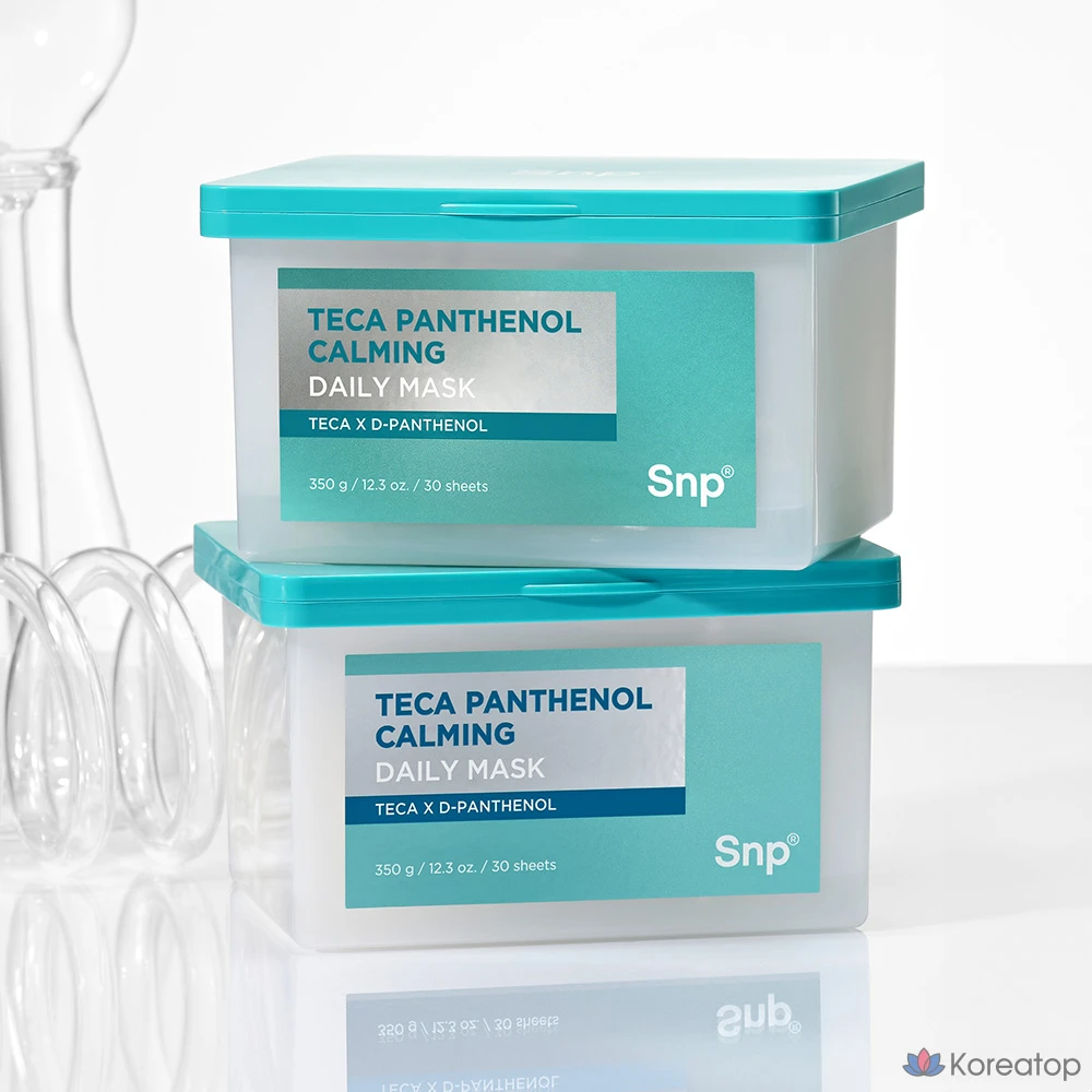 SNP Teca Di-Panthenol Успокаивающая ежедневная маска, 4 упаковки, 30 штук, фото 4