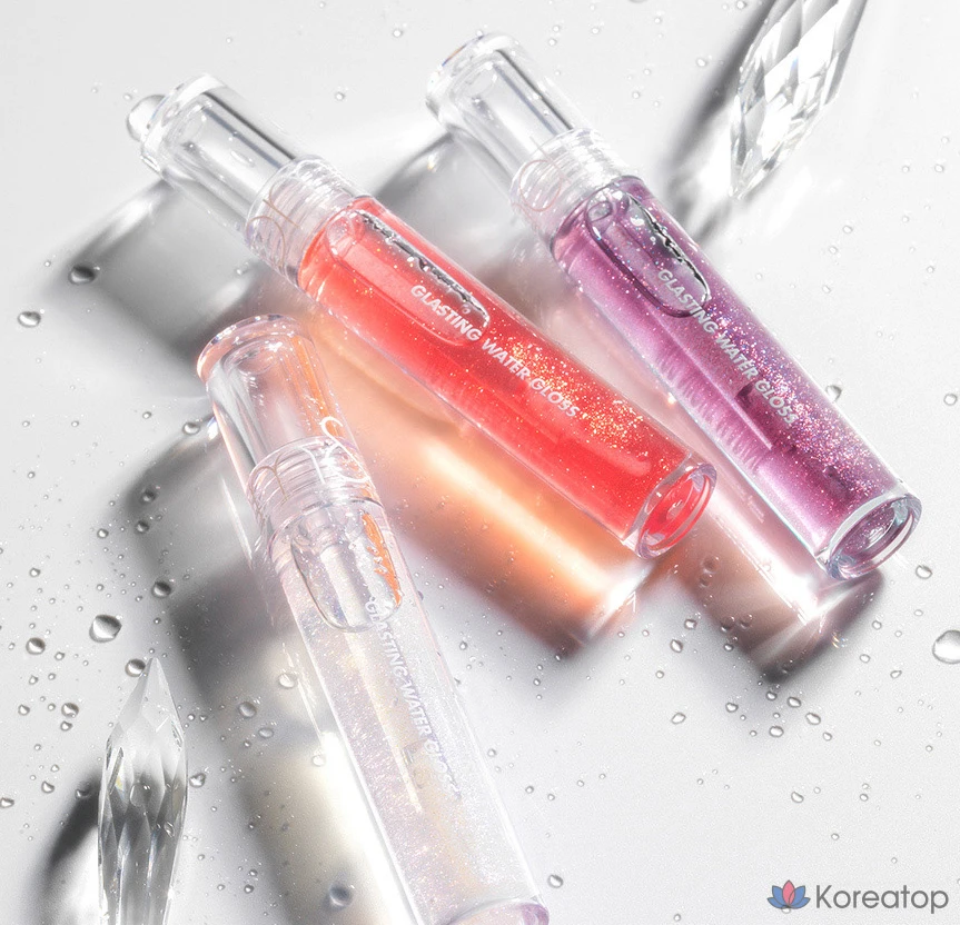 Блеск для губ ROM&ND Glasting Water Gloss, оттенок 01 Coral Crush, 1 шт., фото 9