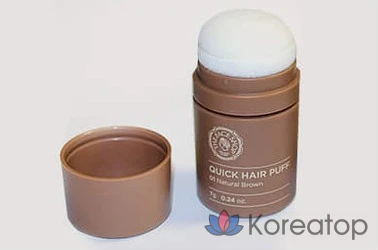 Пудра для волос The Face Shop Quick Hair Puff, оттенок Natural Brown, 7 г, 1 шт.