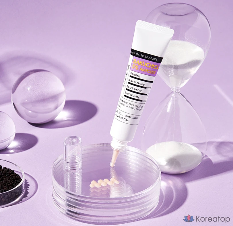 Ампульная сыворотка Derma Factory Bakuchiol 5% Ampoule, 20 мл, 1 шт.