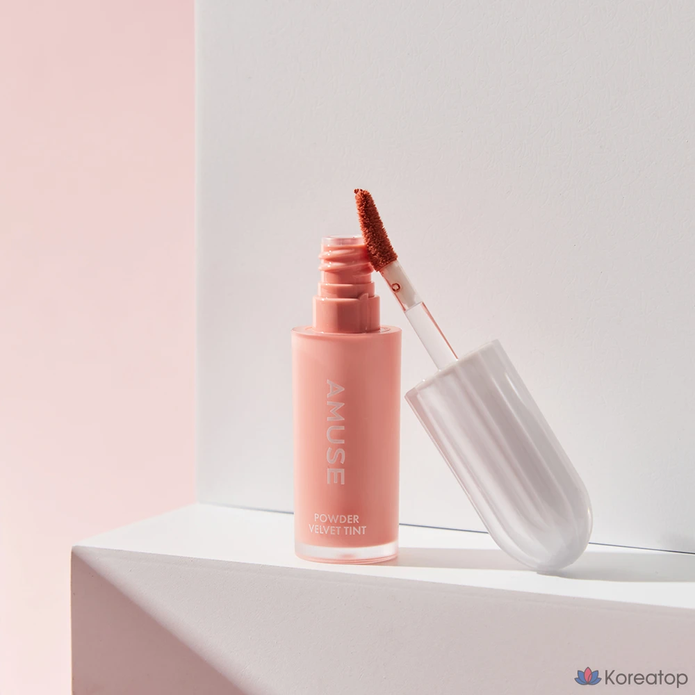 Тинт для губ AMUSE Powder Velvet Tint, оттенок 03 Melon Toast, 1 шт.