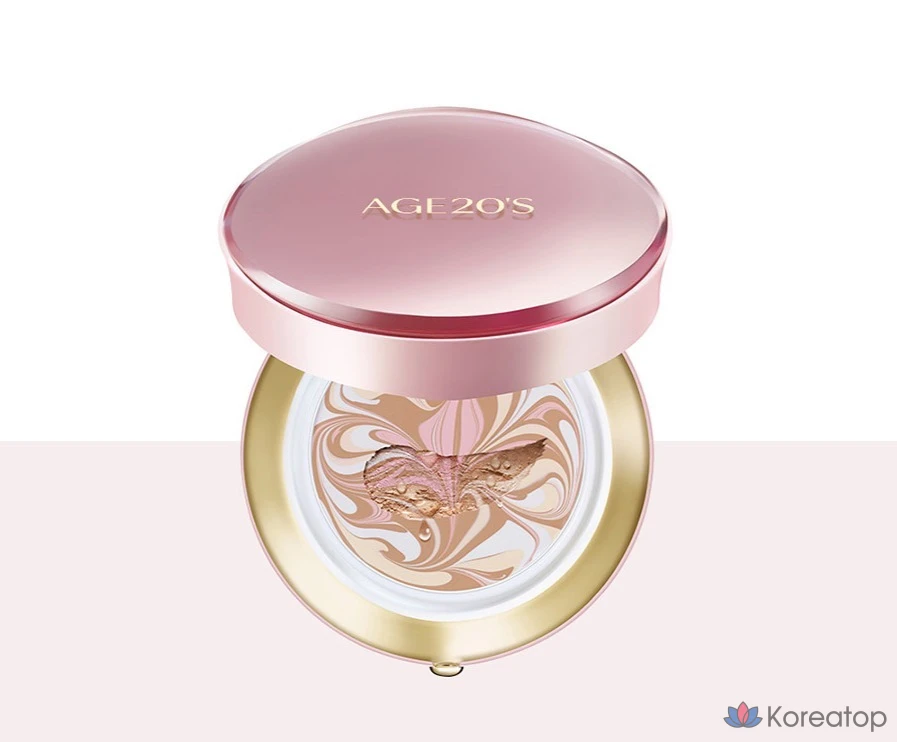 Кушон AGE 20's Signature Essence Cover Foundation Pact Master Moisture, оттенок 21, 14 г, 2 шт.