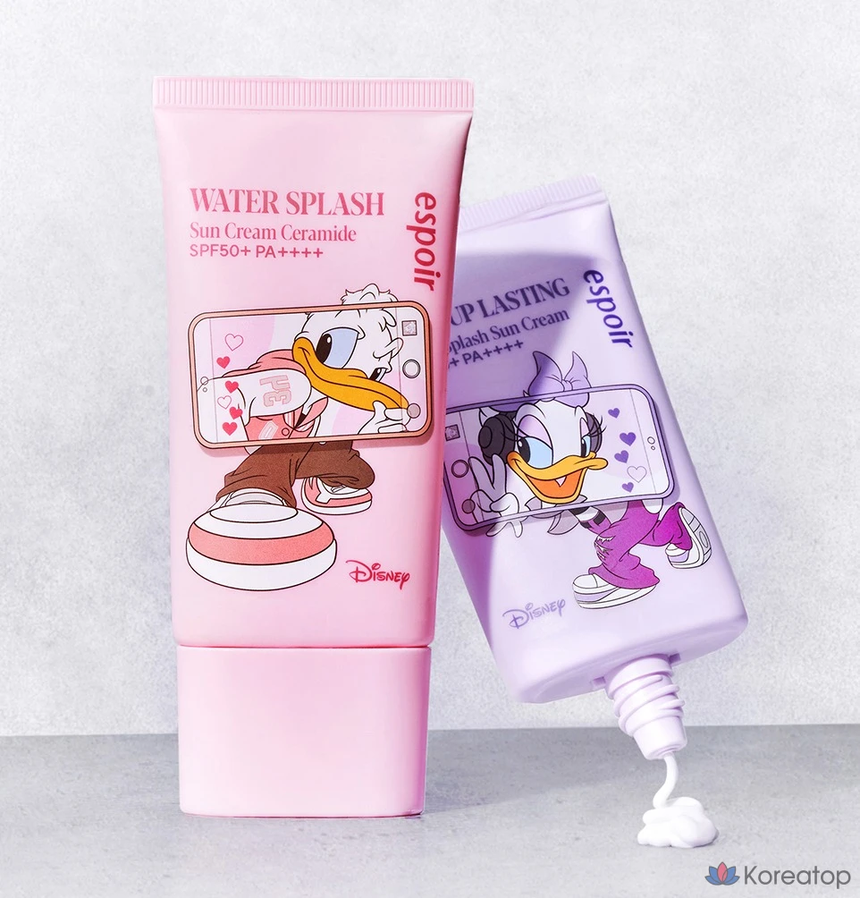 Солнцезащитный крем Espoir Disney Edition Water Splash Ceramide SPF50+ PA++++, 60 мл, 1 шт.