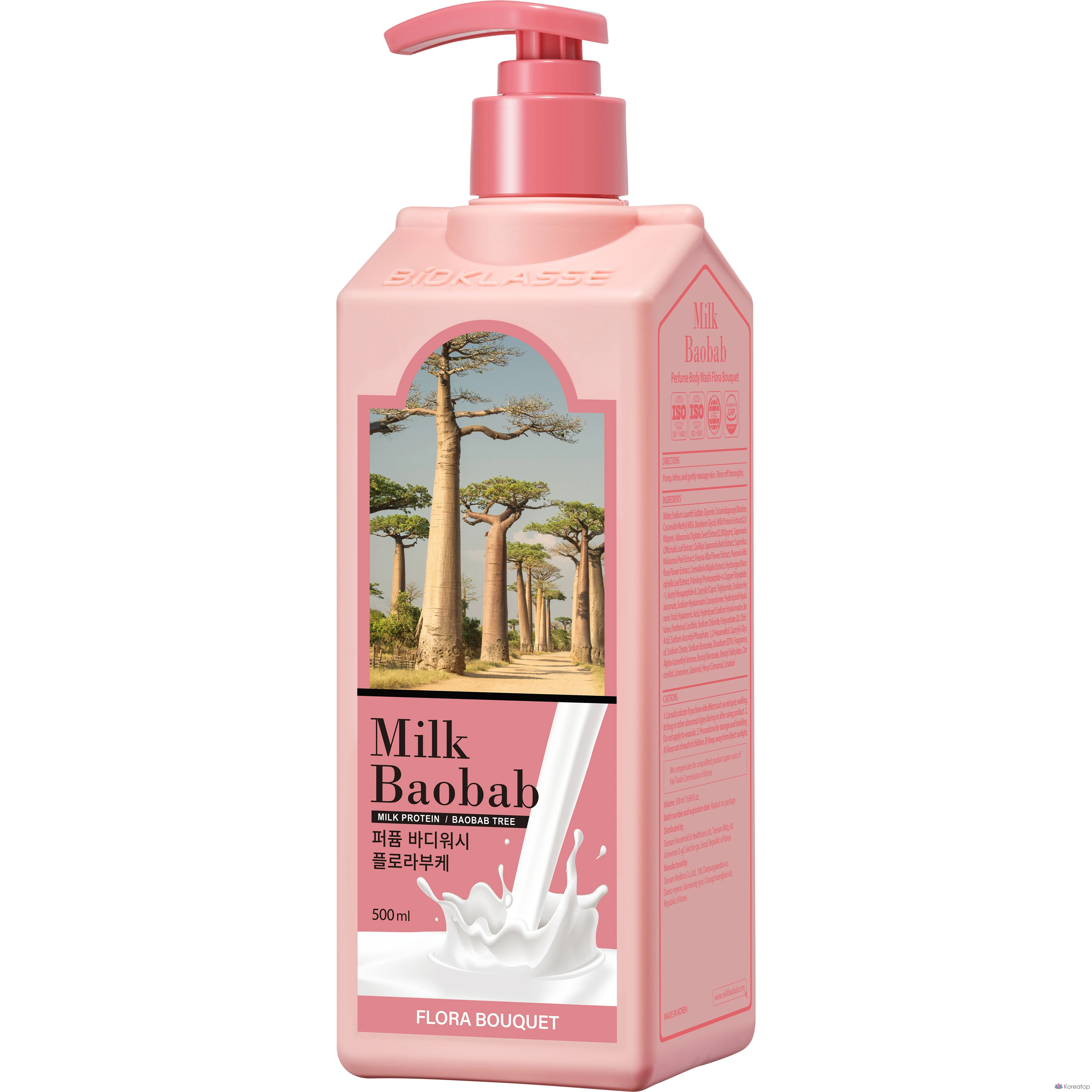 Гель для душа Milk Baobab Perfume Body Wash Flora Bouquet, 500 мл, 1 шт.