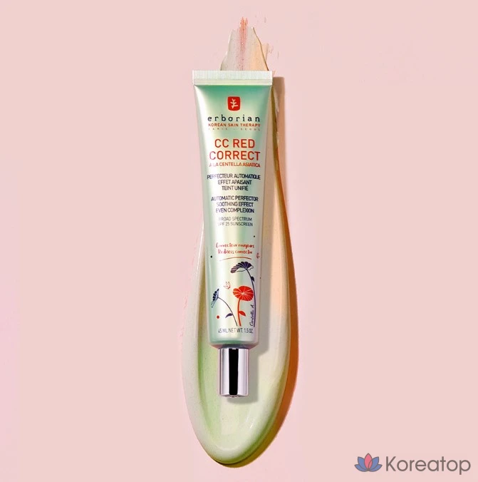 Крем с эффектом коррекции цвета Erborian Red Correct CC Cream SPF25, 45 мл, 1 шт., фото 3