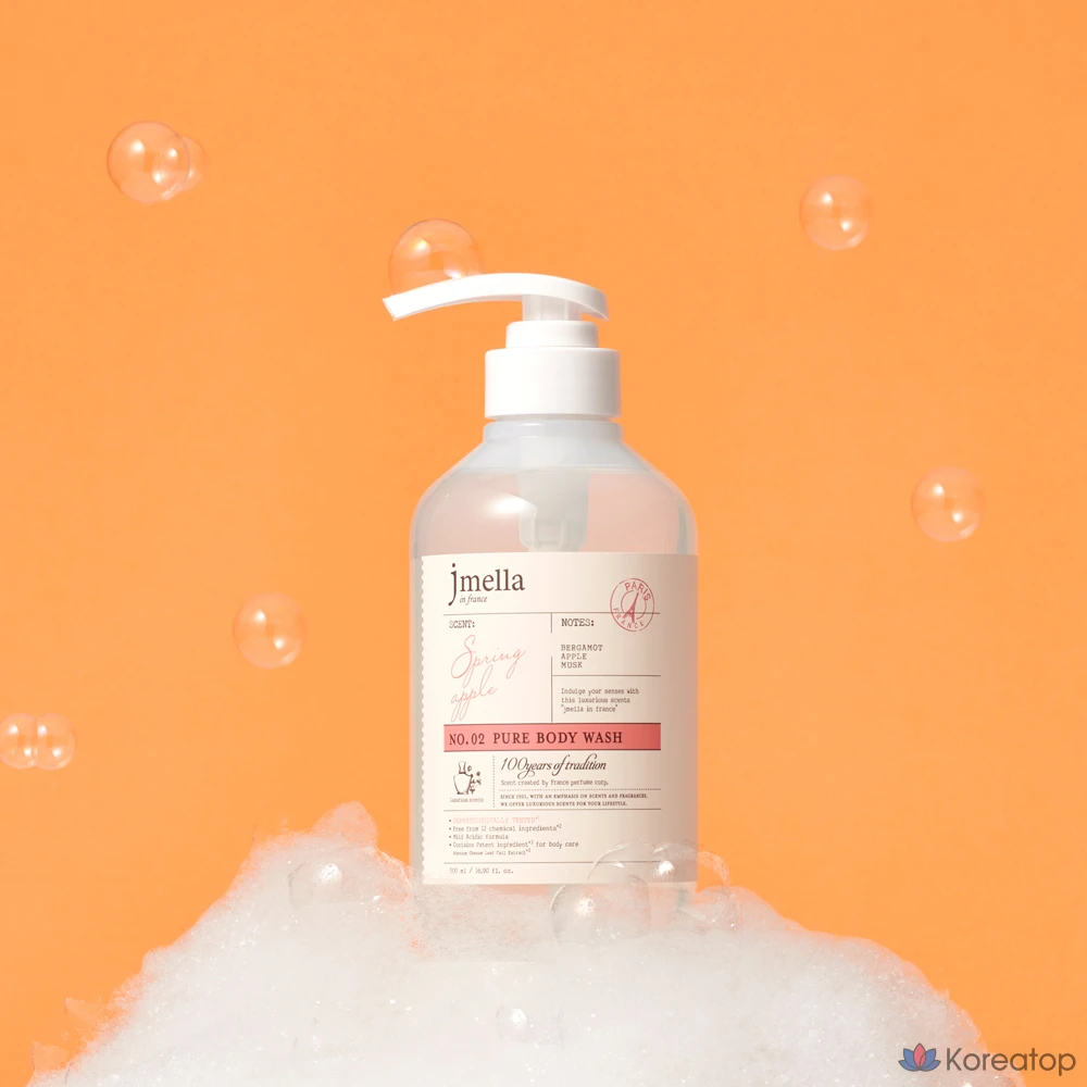 Гель для душа Jmella In France Pure Body Wash Spring Apple, 500 мл, 1 шт.