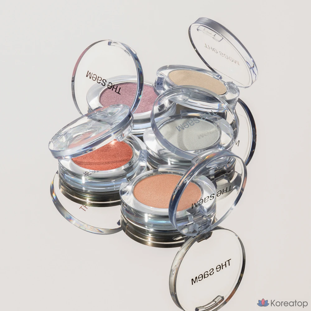 Тени для век The Saem Saemmul Single Shadow, оттенок PK03 Snow Flower Strawberry Sorbet, 1 шт., фото 9