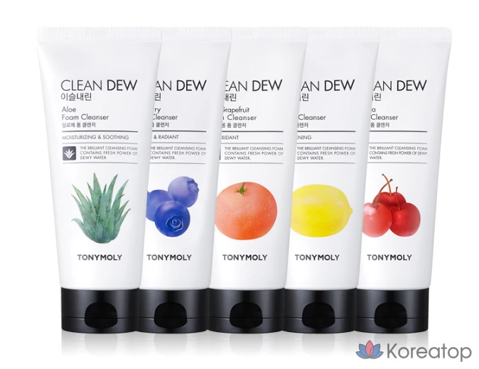 Пенка для умывания Tony Moly Aloe Foam Cleanser, 180 мл, 1 шт.