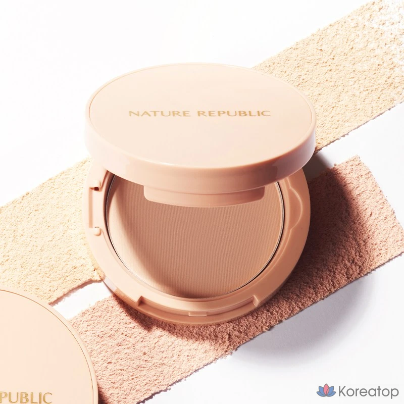 Пудра-компакт Nature Republic Provence Fixer Pact, оттенок 02 Beige, 12 г, 1 шт.