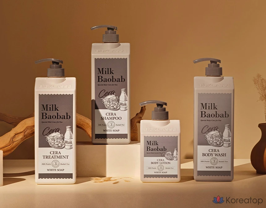 Шампунь Milk Baobab Sera Shampoo White Soap, 1.2 л, 1 шт.