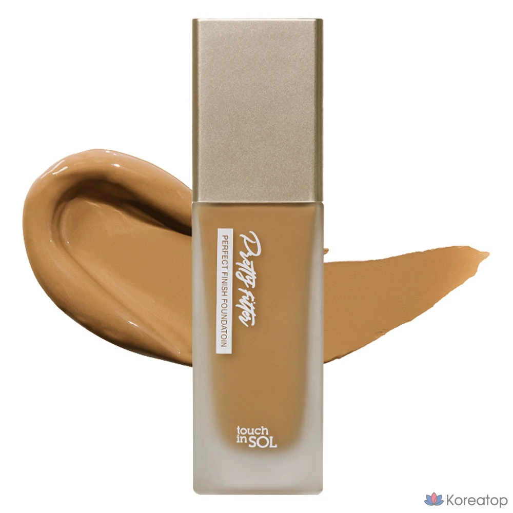 Фундация Touch in Sol Pretty Filter Perfect Finish Foundation, оттенок 4, 35 г, 1 шт.