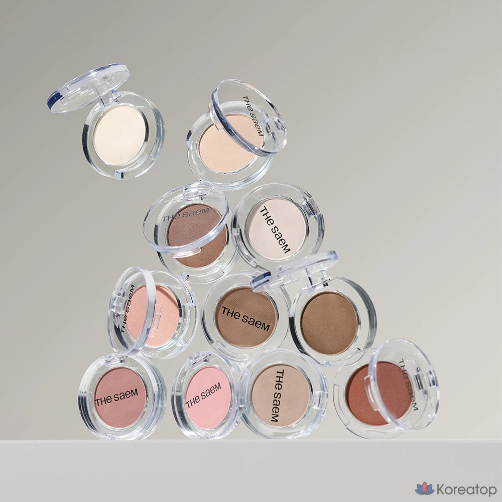Тени для век The Saem Saemmul Single Shadow Matte, оттенок WH02 Vanilla, 1 шт.
