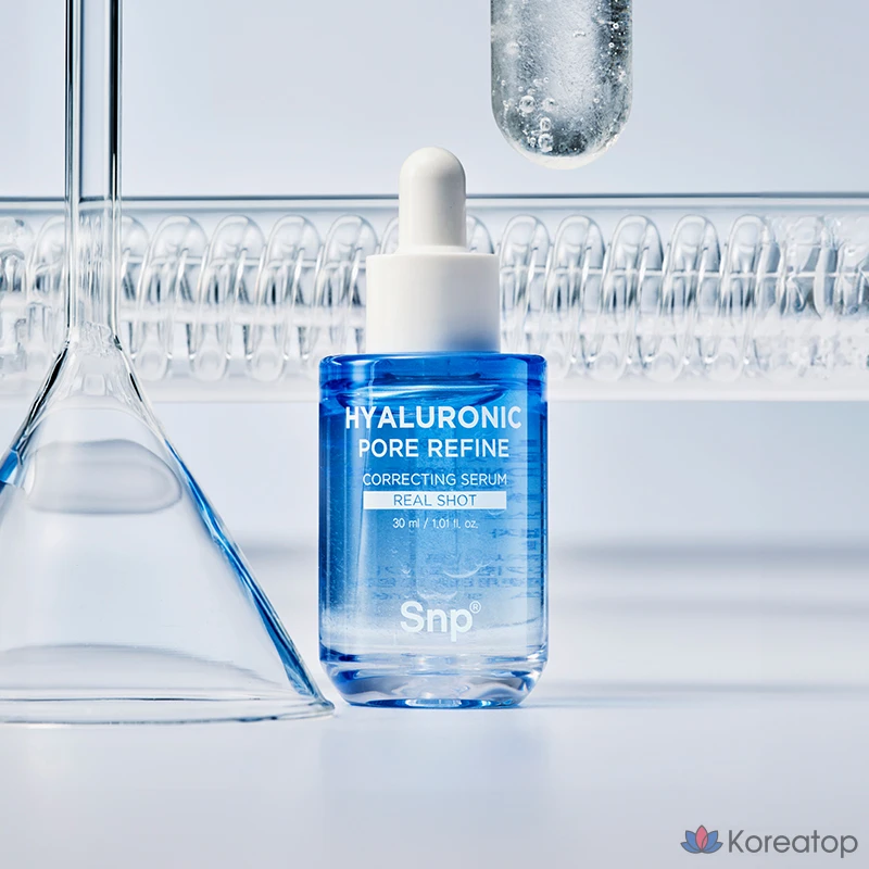 Сыворотка SNP Hyaluronic Speckle Pore Refining Correcting Serum Realshot, 30 мл, 1 шт.