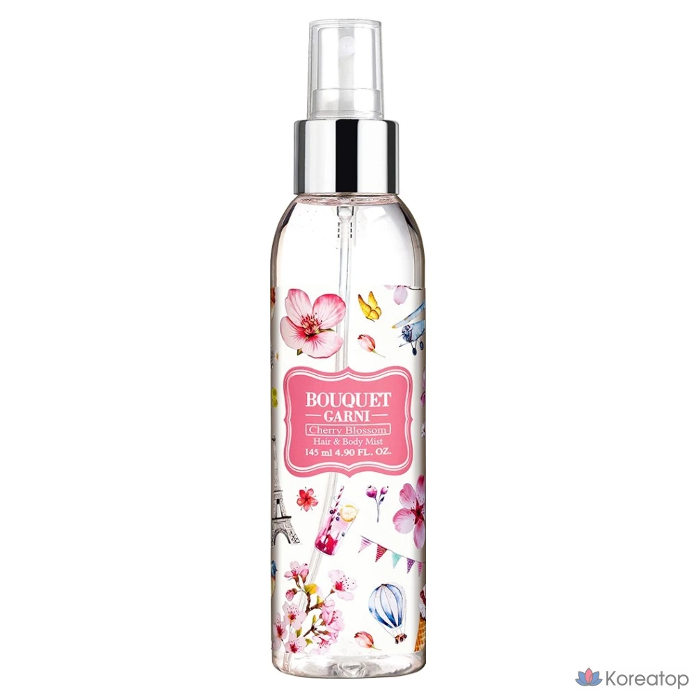 Мист для волос и тела Bouquet garni Cherry Blossom, 145 мл, 1 шт.