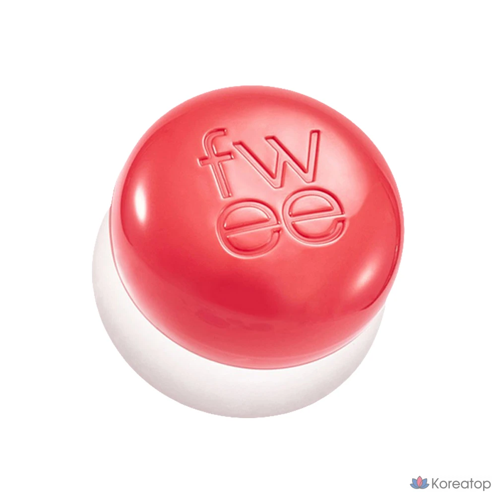 Тинт для губ и щек fwee Lip & Cheek Blurry Pudding Pot, оттенок CR04 Seventeen, 5 г, 1 шт., фото 2