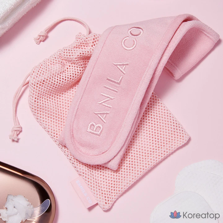 Набор для ухода BANILA CO Cleansing Band + Pouch Set, оттенок Pink, 1 шт.