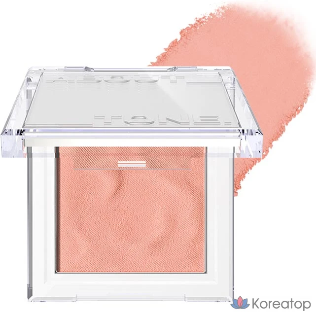 Румяна ABOUT TONE Pluffy Wear Blusher, оттенок 05 Daily Coral, 4.3 г, 1 шт.