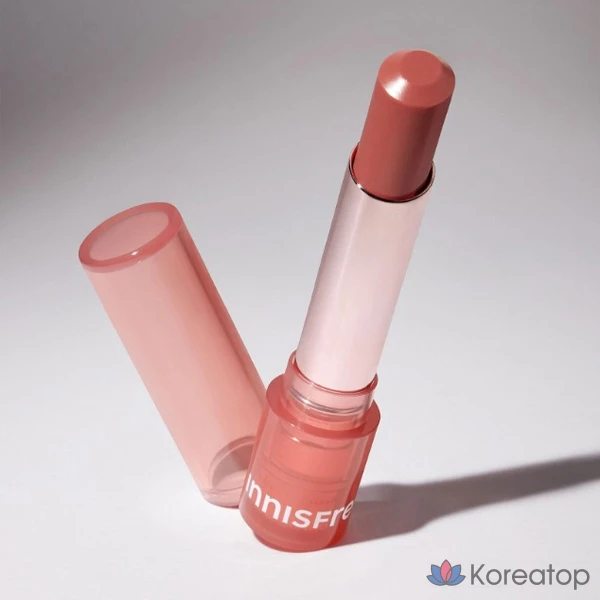 Тинт-бальзам для губ Innisfree Dewy Tint Lip Balm, оттенок 3 Love Beige, 3.2 г, 1 шт., фото 2