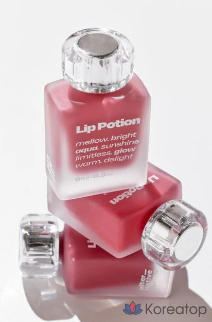Тинт для губ ALTERNATIVE STEREO Lip Potion Aqua Glow Lip Tint, оттенок 6 Grape Sherbet, 1 шт., фото 6