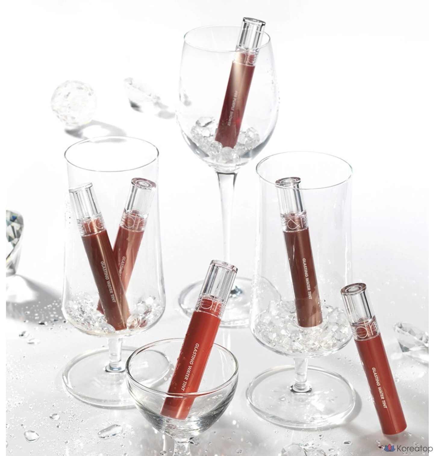 Тинт для губ ROM&ND Glasting Water Tint, оттенок 02 Red Drop, 4 г, 1 шт., фото 4